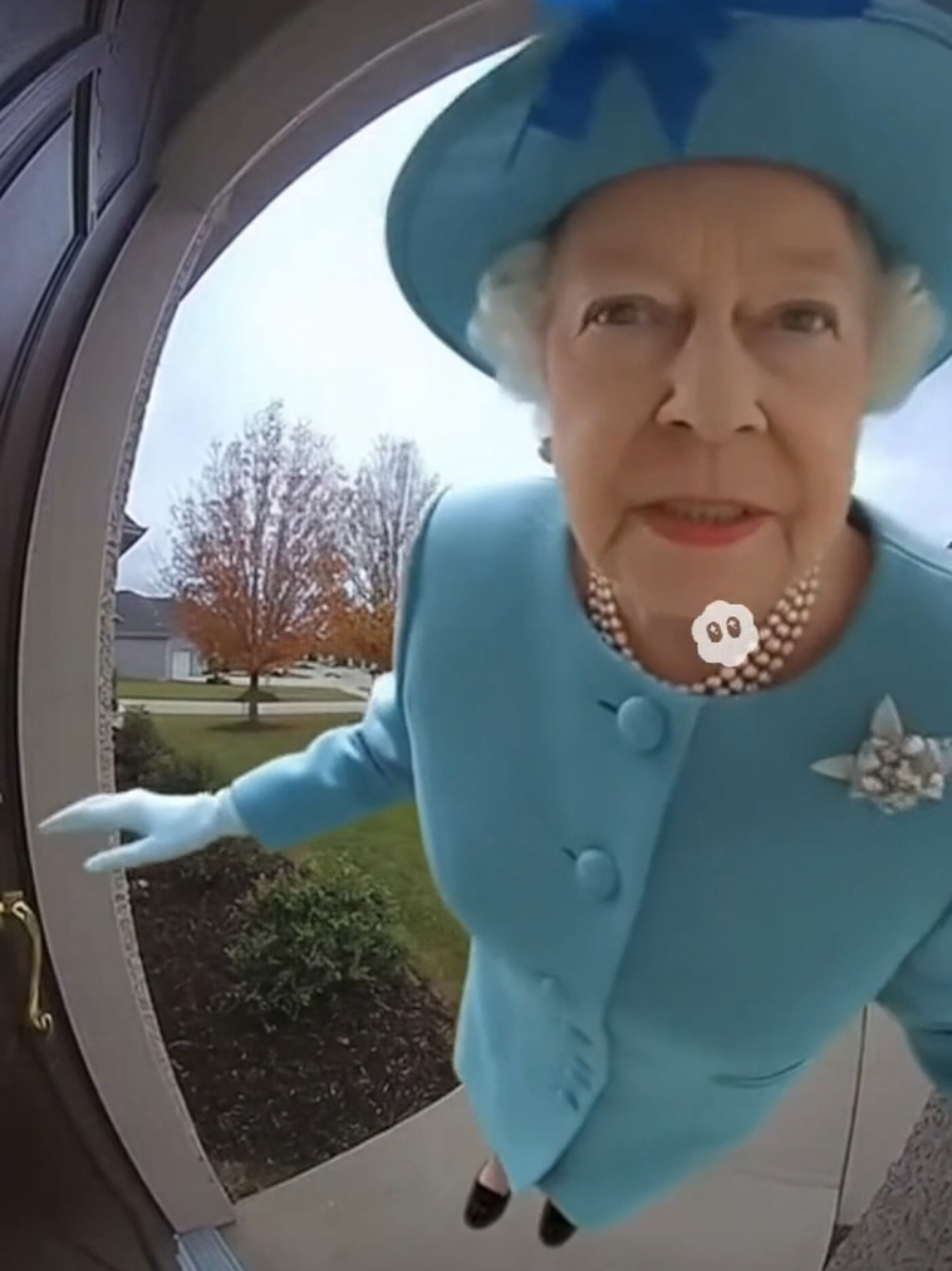 six seven #queenelizabeth #sixseven #67 #ringdoorbell #queen 