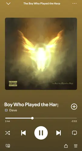 Dave’s new album #fyp #like #santan #dave #santandave          the boy who played the harp 