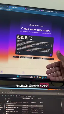 Fica de criação de site com IA para vender seus produtos com o Horizons da Hostinger #inteligenciaartificial #lovable #landingpage #website 