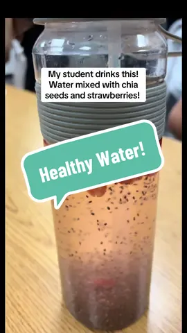 I will be trying this!! #water #chia #healthy #teachersoftiktok 