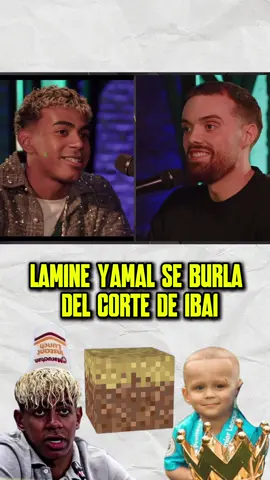 LAMINE YAMAL SE BURLA DEL CORTE DE PELO DE IBAI @Ibai @Kings League Spain #ibaillanos #lamineyamal #kingsleague #corte