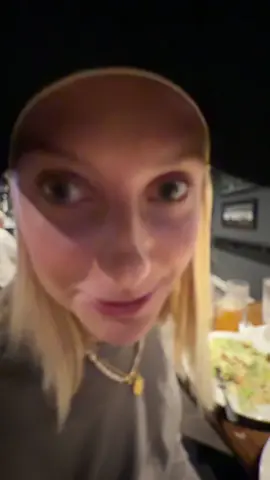 Why is my lip the same size as my brim?????? #chickencaesarsalit 