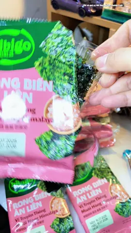 Rong biển Hàn Quốc nổi tiếng giòn tan vui miệng thơm lừng mà có quà nữa nè #rongbien #rongbienhanquoc #rongbienanlien #bibigo #rongbientroncom 