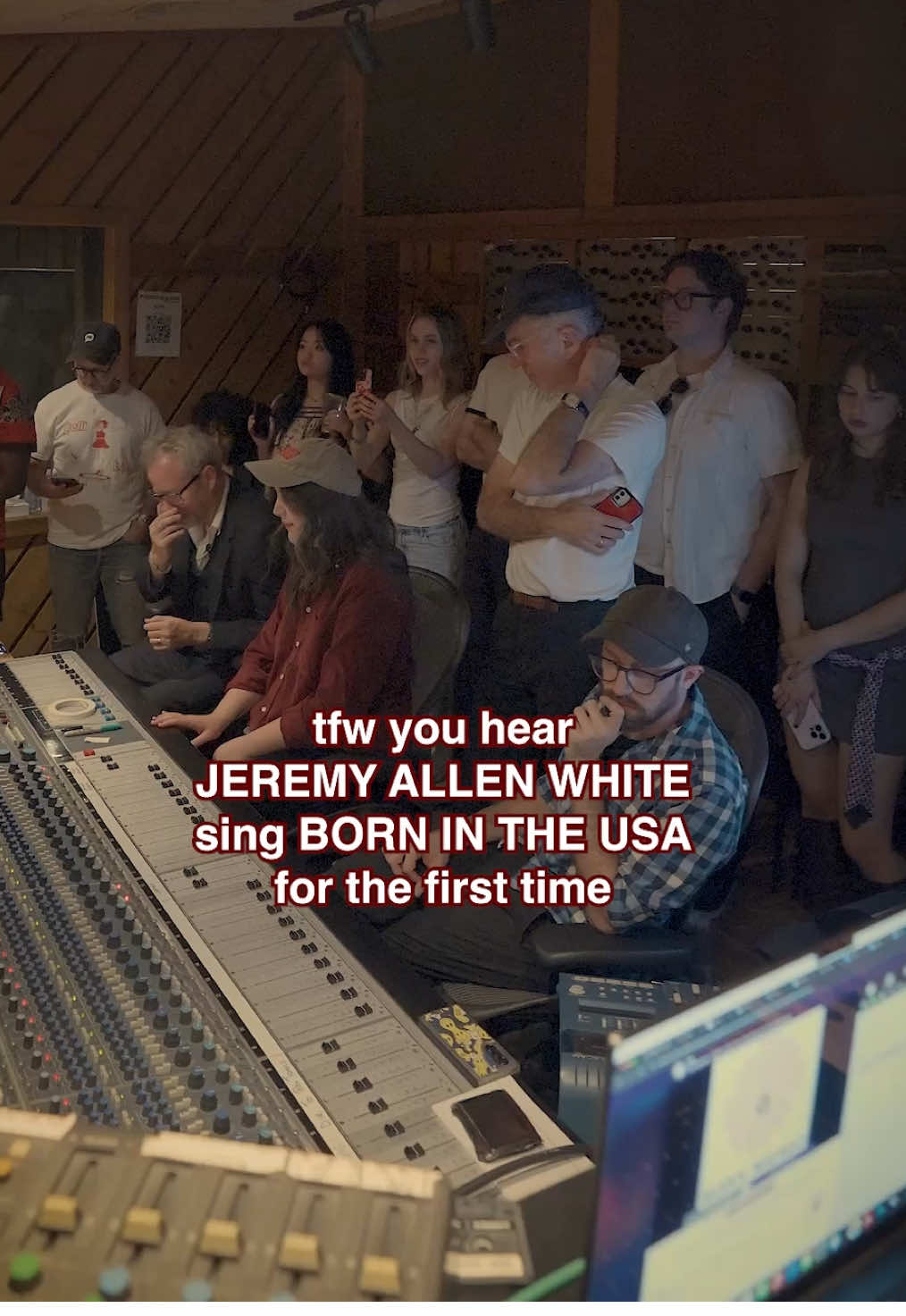 Listening to Jeremy Allen White sing BORN IN THE USA at the iconic studio where it was recorded by the Boss himself 🎸 Experience SPRINGSTEEN: DELIVER ME FROM NOWHERE now playing in theaters. Get tickets now!