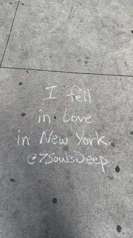 from the streets of nyc 💌                                                                                         #nyc #quotes #quoteoftheday #7soulsdeep #sidewalk @7SoulsDeep 