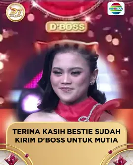 Wahh! Terima kasih banyak Onato by Swiss yang sudah mengirimkan dukungan virtual D’Boss untuk Academia favoritnya yaitu Mutia✨ . . #IndosiarBawaDangdutBerkelasBerkualitas #DAcademy7Indosiar #DAcademyIndosiar 