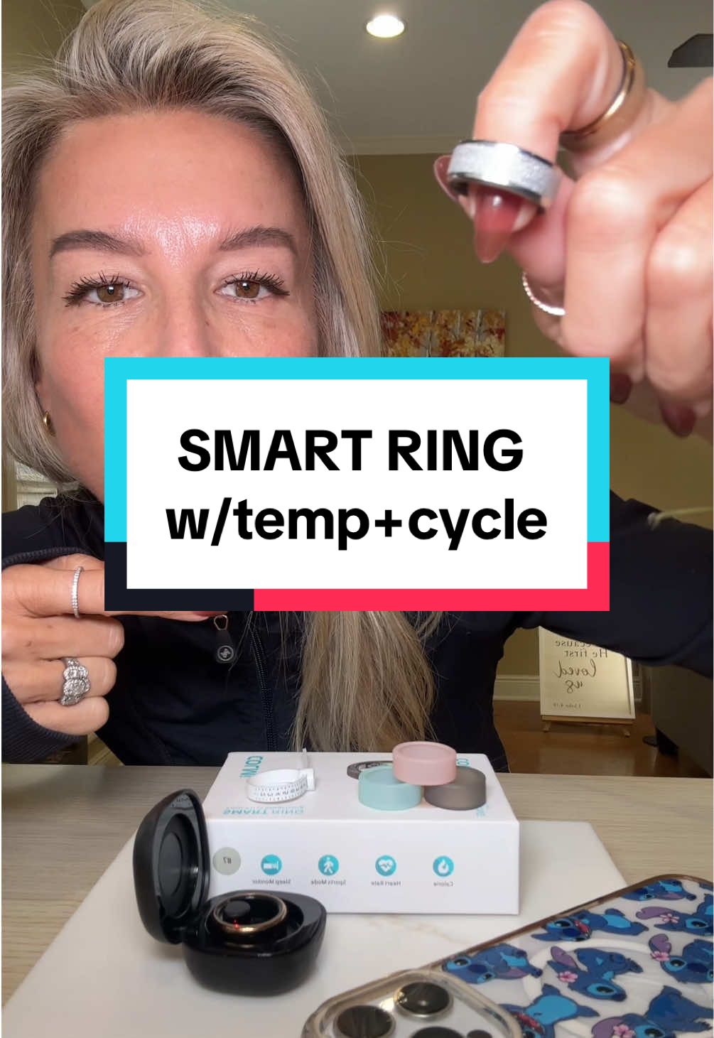 🌟best unisex smart ring!! #smartring #fitnesstracker #giftsforhim #giftsforher #tiktokmademebuyit