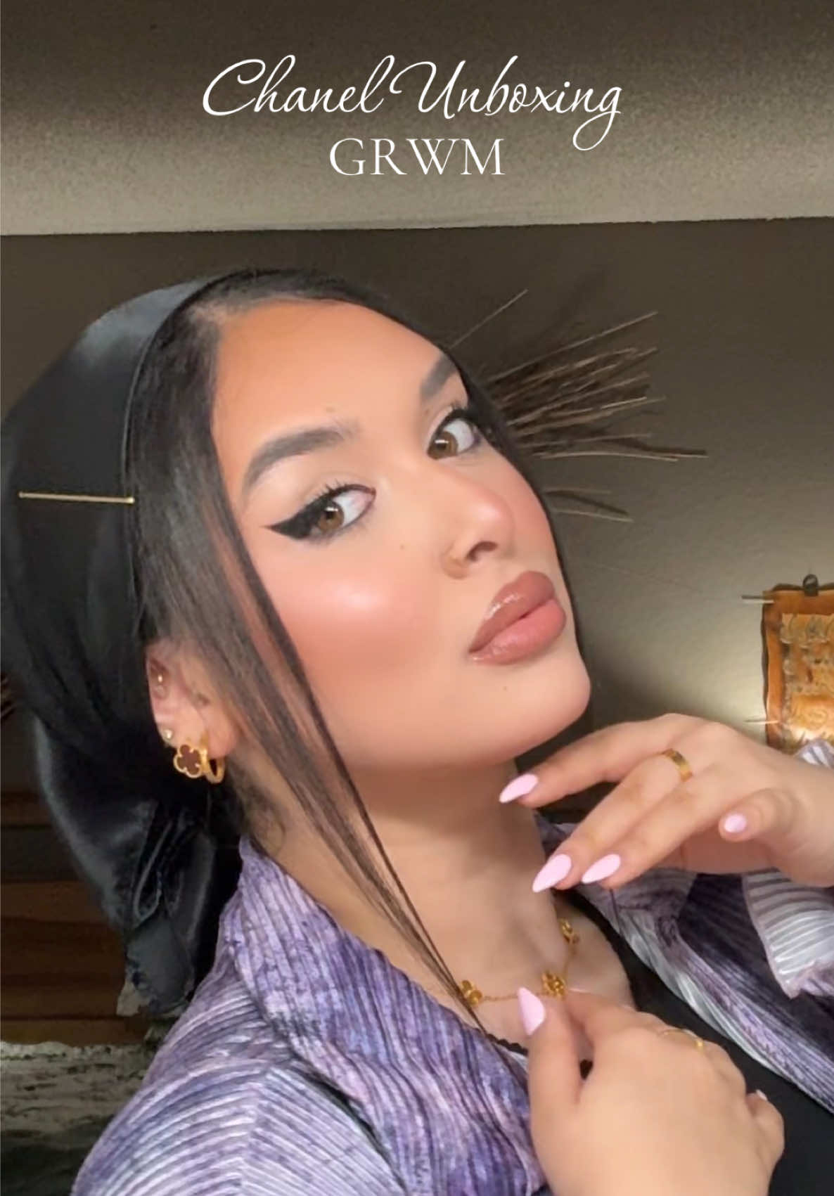 Unboxing @ChanelOfficial GRWM 🖤 [ig @rahansrhythm] Products used: @NARS Cosmetics foundation. @Huda Beauty concealer, powder. @Too Faced mascara. @Maybelline NY concealer, contour. @Saie blush. @ColourPop Cosmetics liquid blush. @Benefit Cosmetics brow wax, bronzer. @Kylie Cosmetics highlighter. @e.l.f. Cosmetics eyeliner. @L’Oréal Paris setting spray. @makeupforever lipliner. @YSL Beauty lip oil. @Kayali perfume. @creedfragrance perfume. @MakeUpForEverUSA @Huda @Mona Monica Kattan🧸 @BenefitCosmeticsCA @Benefit Cosmetics UK @SAINT LAURENT @Maybelline New York PH @MaybellineUK @Kylie Jenner @loréal paris usa @lorealgroupe @L'Oréal Paris UK #fyp #rahansrhythm #makeup #hudabeauty #hijabi 