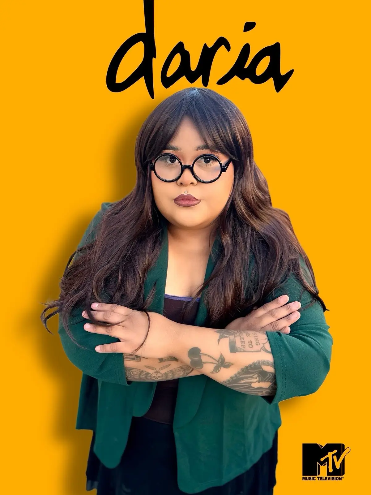 If she slayed 🤭🤌🏽 👓 #dariacosplay #daria #dariamtv #dariatvshow @MTV #90scartoon 