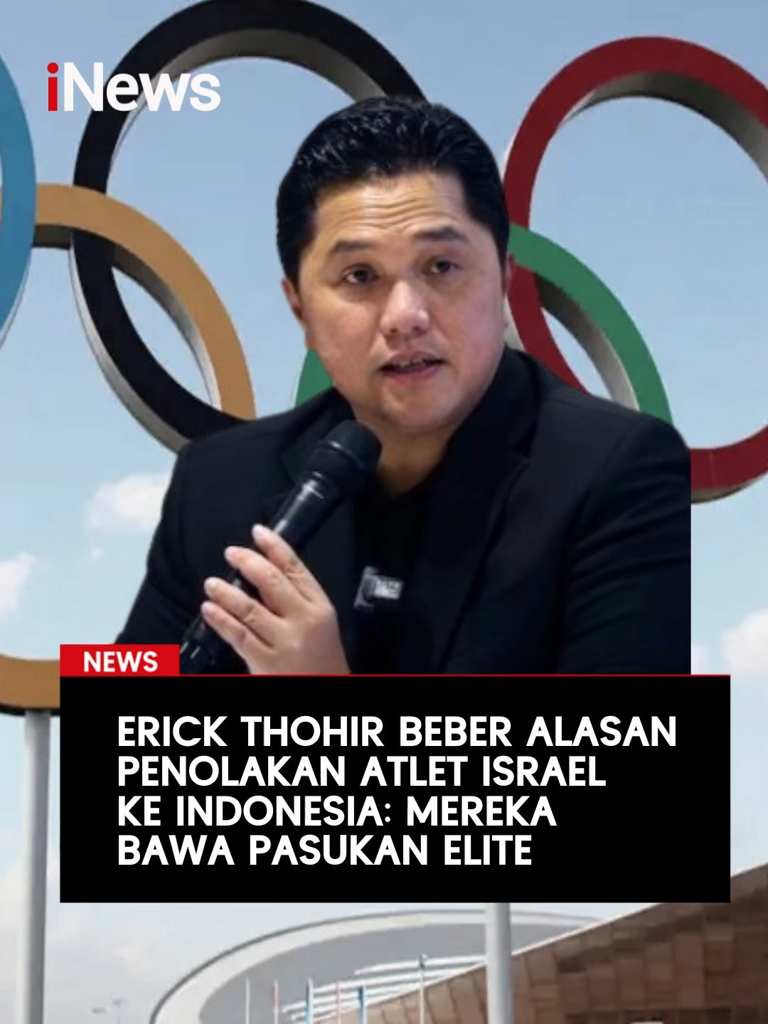 Menteri Pemuda dan Olahraga (Menpora) Erick Thohir buka suara di tengah sorotan dunia soal pelarangan atlet Israel di Kejuaraan Dunia Senam Artistik 2025 di Jakarta.  Meski dijatuhi sanksi Komite Olimpiade Internasional (IOC), Indonesia menegaskan tidak akan mundur dari panggung olahraga dunia.  Erick Thohir memastikan bahwa meski mendapat sanksi, pemerintah akan tetap fokus membangun fondasi olahraga nasional yang kuat. #ErickThohir #Menpora #IOC #iNews