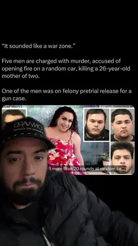 Five men in Chicago are charged with murder, accused of opening fire on a random car, killing a 26-year-old mother of two #chicago #news #fyp #breakingnews #greenscreen 