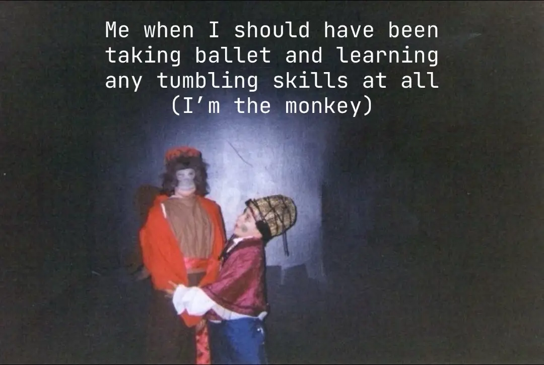 Triple threat or really beautiful flying monkey?  #theatrekid #broadway #musicaltheatre 