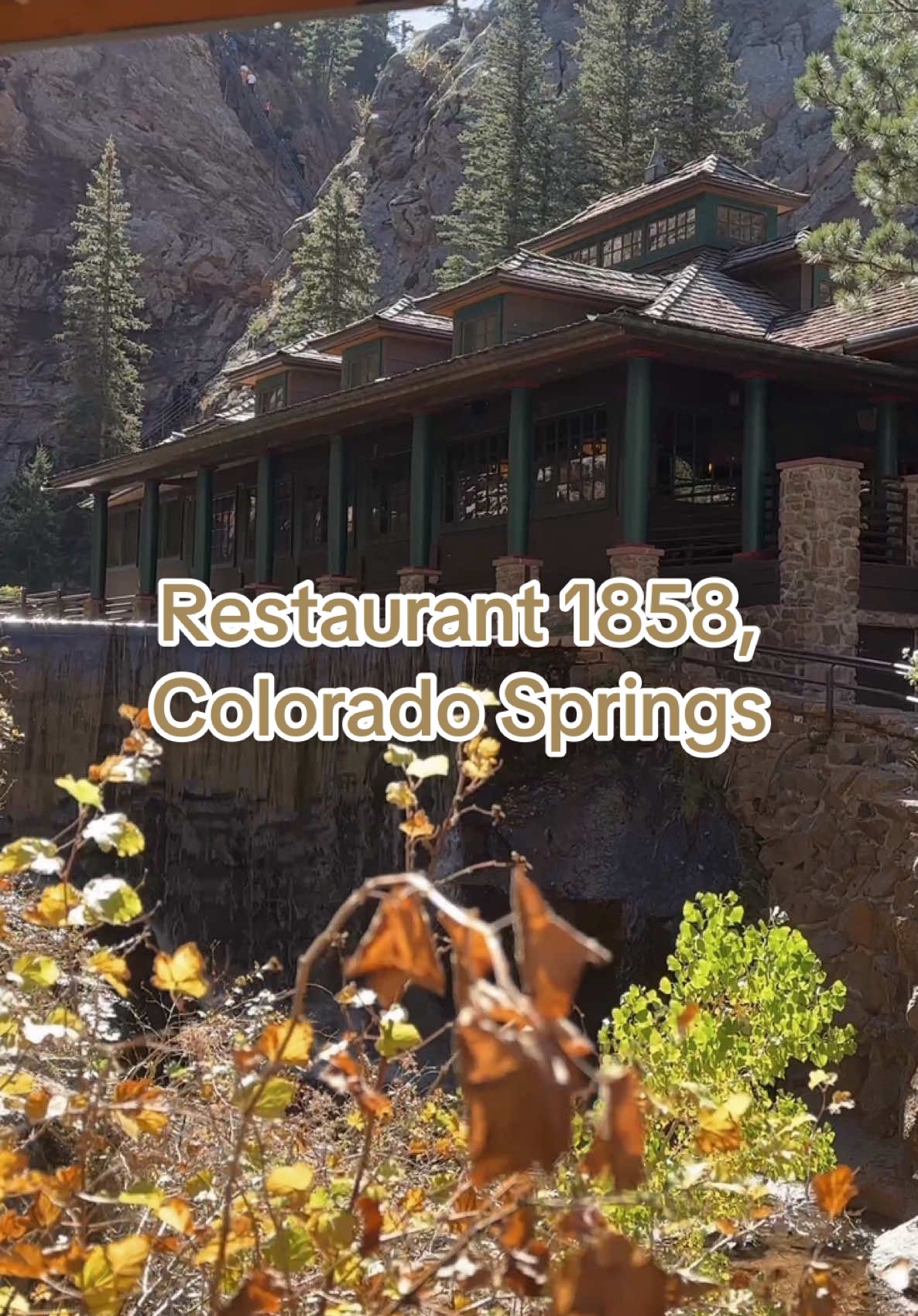 After hiking 224 steps to the top of Seven Falls at The Broadmoor, there’s no better reward than lunch at Restaurant 1858, tucked right at the base of the waterfalls. The setting feels timeless, warm wood interiors, the rush of water just beyond the patio, and a menu inspired by Colorado’s frontier flavors.  We started with the 1858 Nachos, layered with Colorado bison, green chile queso, and house-pickled jalapeños - the perfect post-hike indulgence. The chopped salad was crisp and bright. The Rocky Mountain Trout, pan-seared and served with roasted corn, smoky bacon, and lemon herb butter, was unbelievably fresh and full of mountain flavor. Restaurant 1858 is one of those rare places where the meal is rooted in place, and the view is unforgettable. 🍁✨ Check it out and follow for more restaurants in Colorado! #restaurant1858 #sevenfalls #thebroadmoor #coloradosprings #creatorsearchinsights 