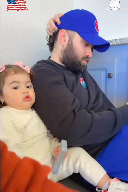 Daddy's Girl😂🥰❤️☺️#baby #moment #father #tiktok #foryou 