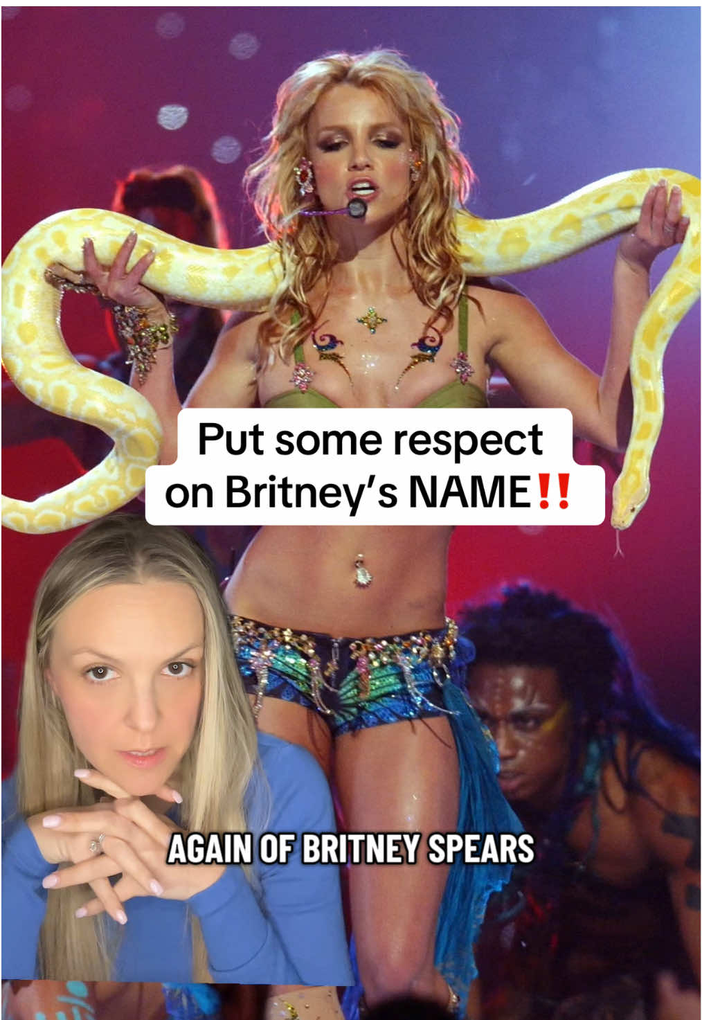 Britney Spears: put some respect on her name by spelling  BRITNEY correctly! #britney #britneyspears #thewomaninme #babyonemoretime #britneyarmy 