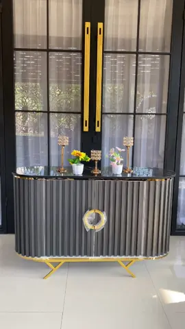 Spesial series hitam yang mau bisa langsung di angkut🤫🙋‍♀️ #mejaminimalismodern #buffet #mejahias #mejatvminimalis #foryoupage 