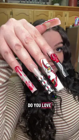 @Lushnaillounge @Chadé - Mom of 5 #foryou #lushnaillounge #longnails #halloweennails2025 