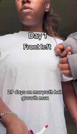 I did miss one day though#maryruthhairgrowthmax #hairtok #fypシ゚viral #foryoupage 