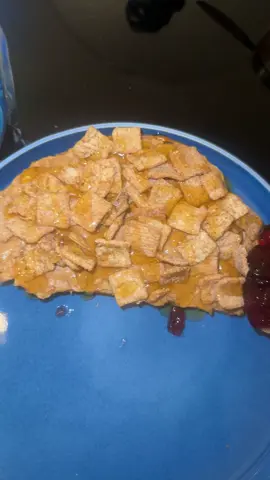 Cinnamon toast pb&j 🧐 yay or nay? ##peanutbutterjelly##pbj##fyp##snack##sandwich