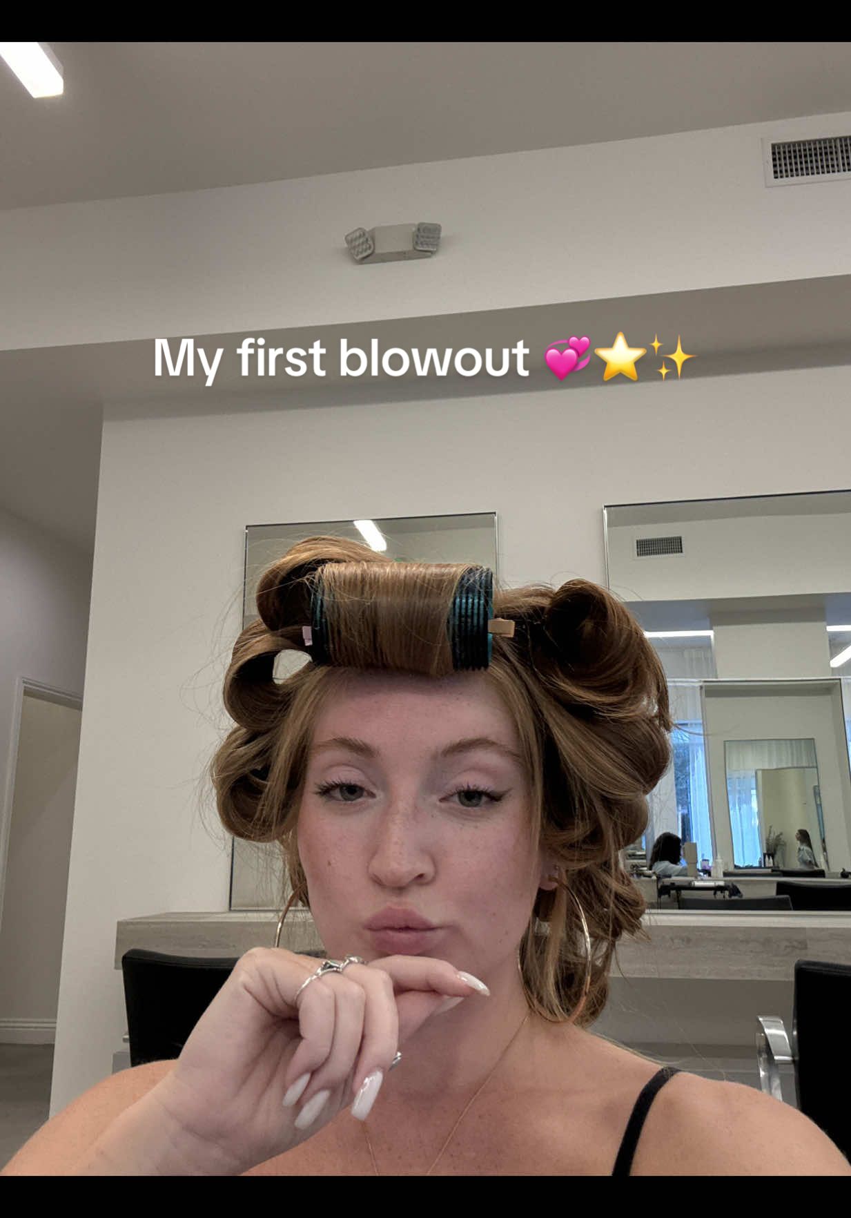 My FIRST blowout 🌟@Sage Valenzuela 