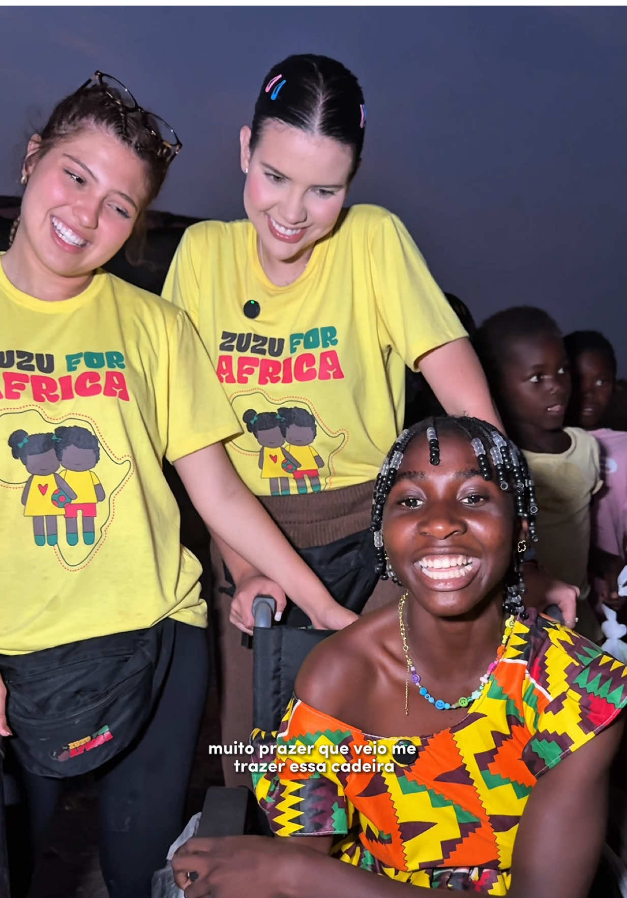 Entrega da cadeira de rodas da manu ❤️