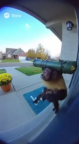 Bad monkey #funny #fyp #trending #monkey #sora2 