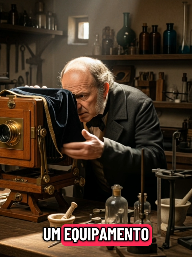 Qual câmera fotografou a primeira câmera do mundo? 🎥📸 #curiosidades #camera #vocesabia #fatoscuriosos #passado 