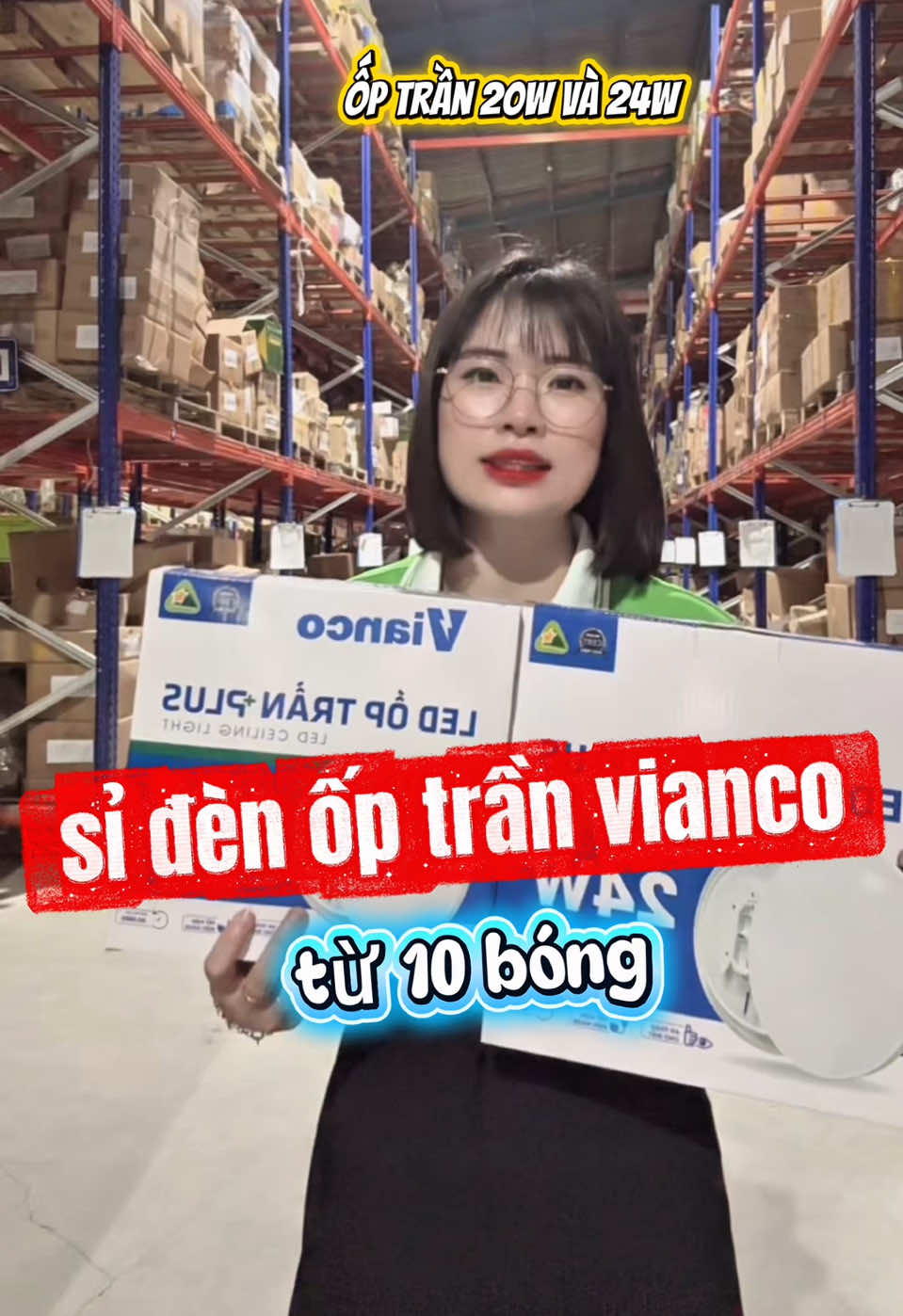 Giá sỉ từ nhà máy bóng đèn ốp trần cho các bác đang xây công trình, các bác là đại lý,NPP đây ạ #Vianco #xuhuong #bansi #denoptran 