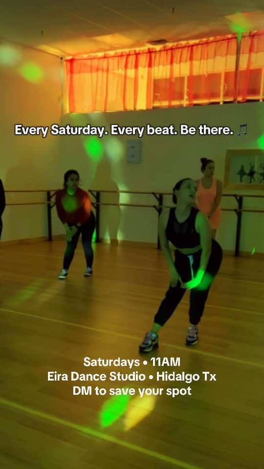 Your weekend glow starts here ✨ Join us Saturday for a workout that feels like a party 🎶. #rgvfitness #dancefitness #rgvlife #Fitness 