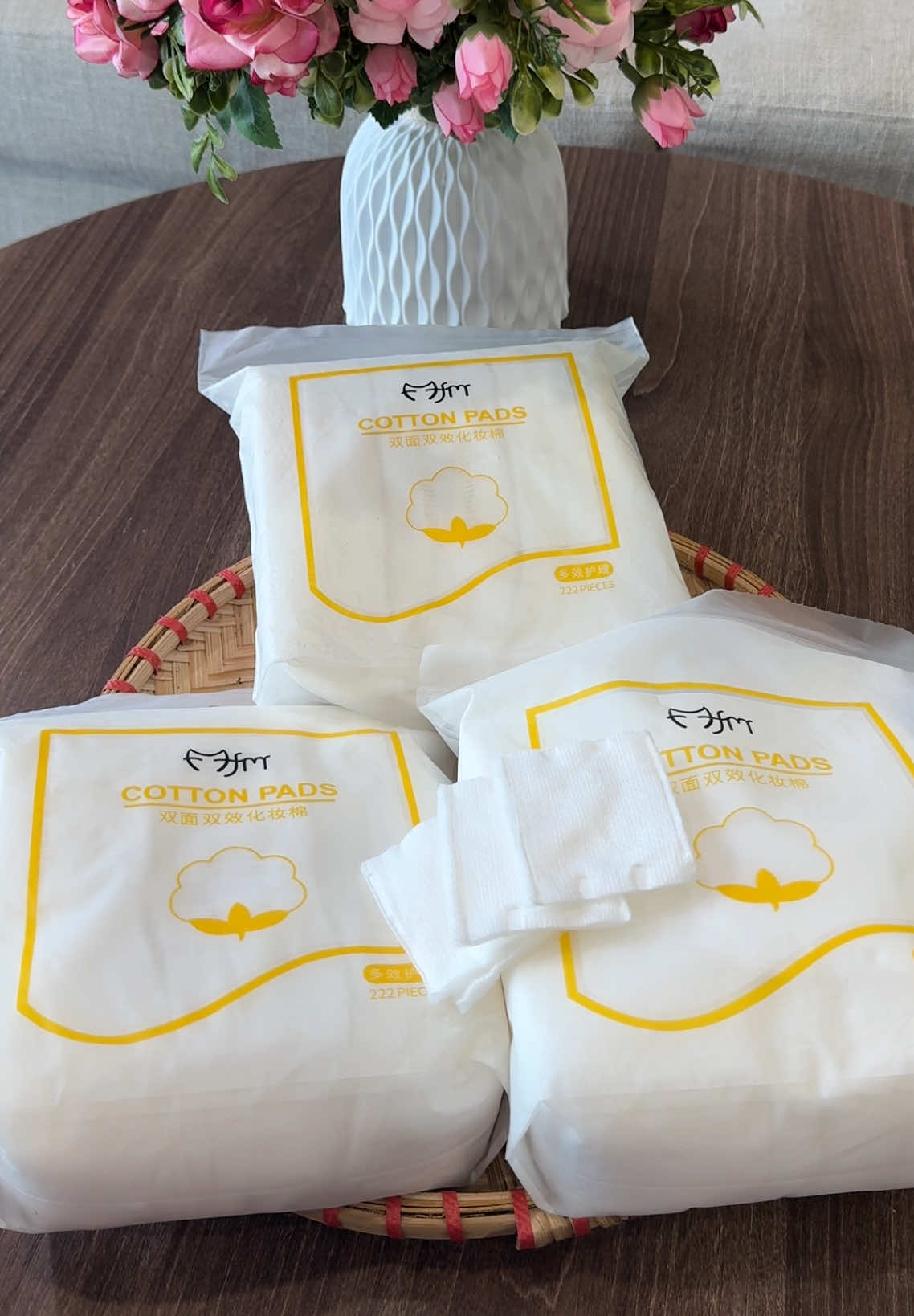 Bông tẩy trang vừa rẻ dùng lại thích #bongtaytrang #bongtaytrangquocdan 