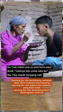 seorang ibu rela menahan lapar demi anaknya supaya kenyang#kisahkehidupan #ibu #trending #fyppppppppppppppppppppppp 
