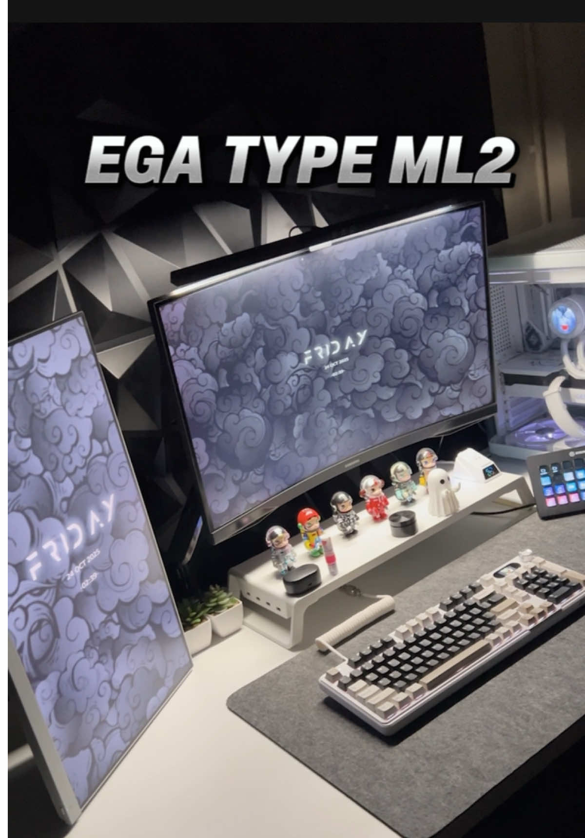 สายจัดโต๊ะคอมต้องมี Monitor Light Bar #จัดโต๊ะคอม #lightbar #monitor #desksetup #tiktokshopครีเอเตอร์ 