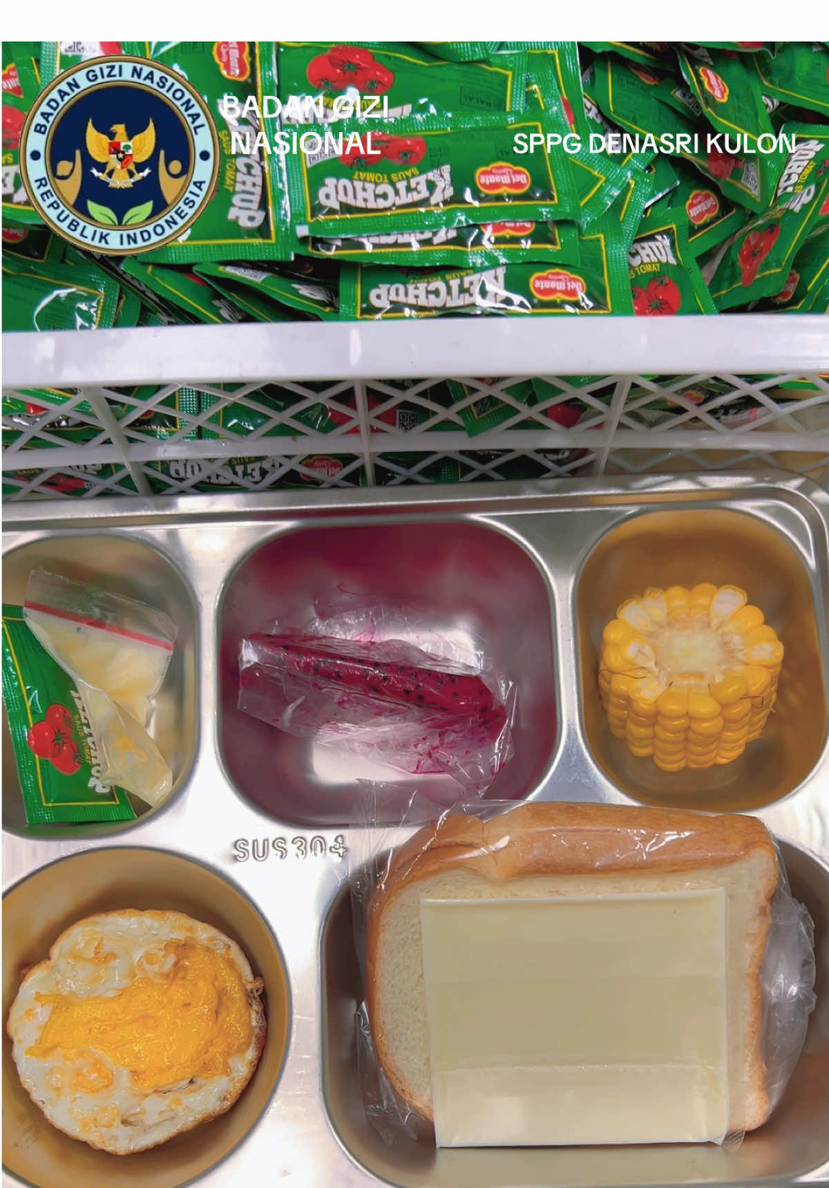 sandwich 🤩🤍 #mbg #sppg #makanbergizigratis #badangizinasional 