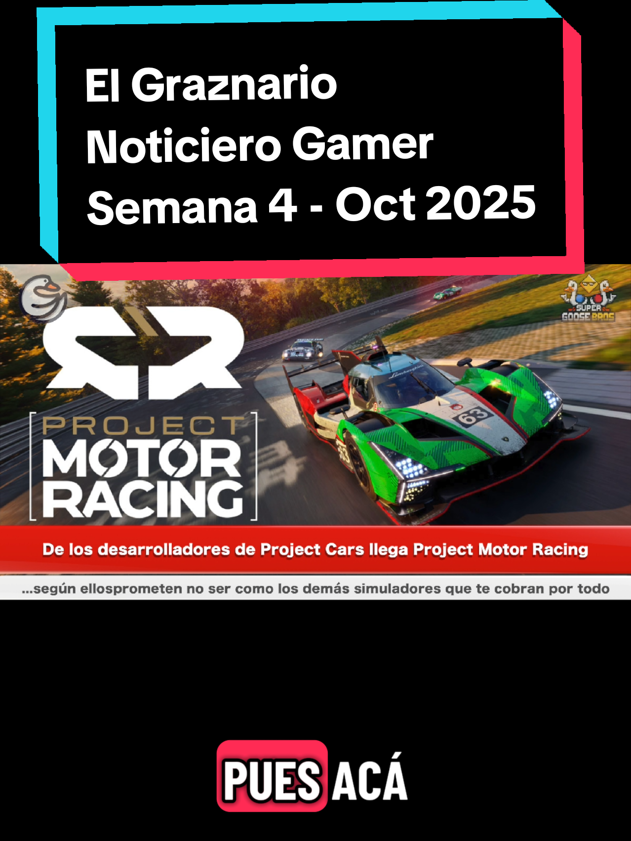 En el episodio de ésta semana les traemos los siguientes chismes: - Battlefield 6 va con todo contra los tramposos - iRacing Arcade, Project Motor Racing y Assetto Corsa Rally - Se caen los servicios de AWS y afecta a varios juegos - Se va de Ubisoft el jefe de Assassin's Creed - Nueva sección de Reseñas de Juegos de El Graznario ¡No olviden suscribirse! #supergoosebros #goosifer #goosebaldo #elgraznario #noticierogamer 