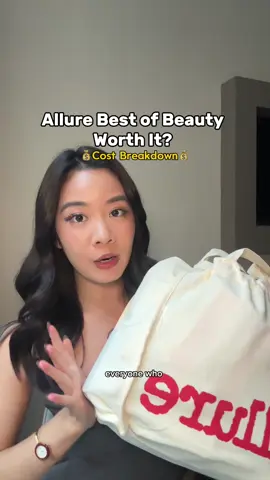 Ticket prices for GA were $129 I believe, I knew the product value we got was going to be > than the ticket cost but didn't expect it to be THAT much #allure #allurebestofbeauty #newyork @Allure 