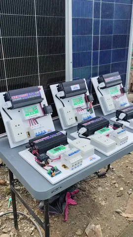 Mini solar set up available na mga boss #minisolar #preassemble #solarsetup 