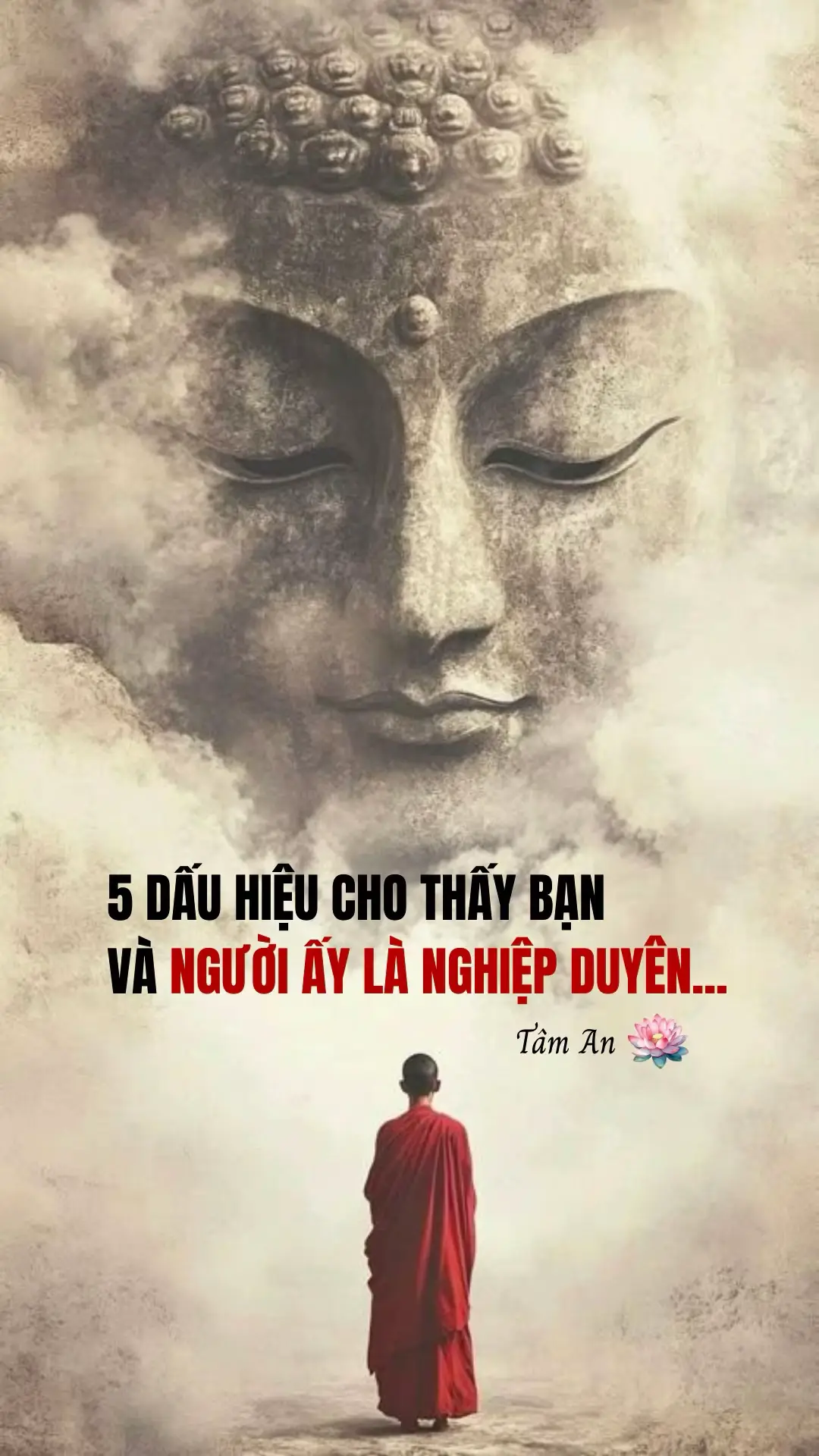 Có những người xuất hiện trong đời ta… không thể ở lại mãi mãi… Nếu bạn đang thắc mắc liệu “người ấy” có phải là nghiệp duyên của bạn hay không — hãy thử xem có bao nhiêu dấu hiệu dưới đây nhé. Đây chỉ là một góc nhìn, còn rất nhiều yếu tố khác để đưa ra kết luận chính xác hơn.☘️ ✨ Nếu bạn từng gặp một người khiến bạn vừa yêu, vừa đau — có thể đó không phải là sai người, mà là nghiệp duyên bạn cần phải đi qua. Cùng Tâm An mỗi ngày một lời hay từ Phật giáo nhé! ❤️ #nghiepduyen #tinhyeu #phatphap #Taman #phatphapnhiemmau 