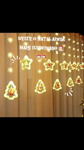 #creatorsearchinsights Cascata 138 Led's com Formatos 110v 3.5 M Luzes Natal Festa /lâmpada estrela lâmpada lua #luzesdenatal  #natal  #decoraçãodenatal  #natal2025  @ofertasdodia1987 @ofertasdodia1987 @ofertasdodia1987 