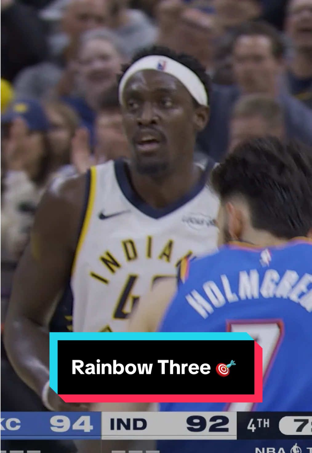 That’s 25 pts for Siakam 🚨 #NBA #basketball #Pacers #PascalSiakam #TyreseHaliburton 
