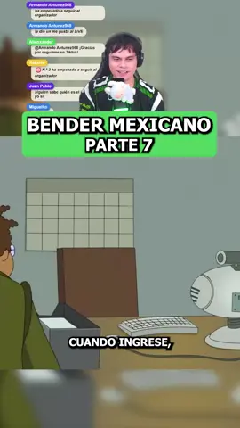 ¡Están buscando al Inspector 5! 🕵️‍♂️🤖 #Futurama #BenderMexicano #Inspector5 #SerieAnimada #ReaccionFuturama
