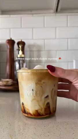 Brown sugar maple latte is 10/10 🍁 #coffee #coffeetok #coffeetiktok 