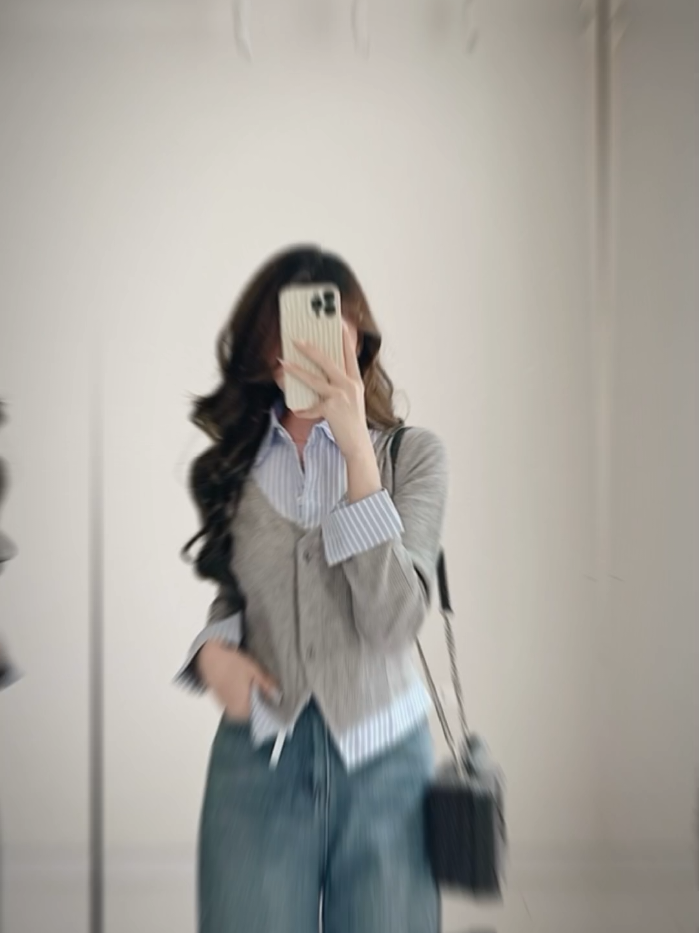 KEMEJA BLOUSE WANITA KOMBINASI 2 WARNA | cEK PRODUK LINK ADA DI BIO =>#affiliatemarketing #outfitideas #fashionhacks #foryoupage 