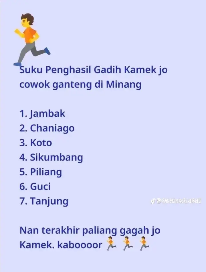 sanak apo suku e mano tau sasuku  wk