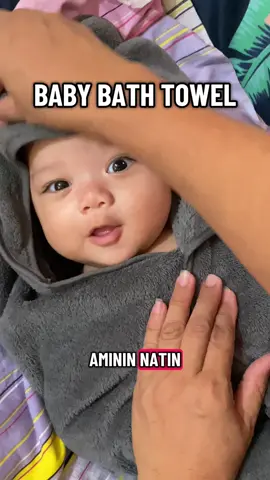 Ang lambot after bath time 🥹 Perfect ‘tong towel na ‘to para kay baby — sulit, safe, at super comfy! Click the link before maubusan 🛒 #momfinds #babytowel #mommymusthave #babycare #tiktokmademebuyit 