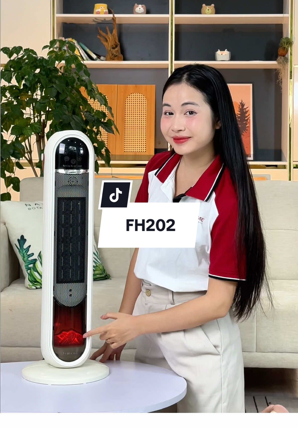Unbox quạt sưởi gốm điều khiển giọng nói Fujihome FH202 #fujihome #fh202 