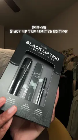 rom&nd black lip trio limited edition  #romndblackliptriolimitededition#romndblacktrio#romnd 