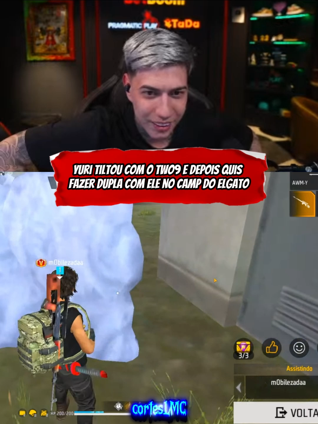 two9 deixou o goti puto kkkkkkkkkk #yuri22 #live #fyp #elgato #two9 #youtube