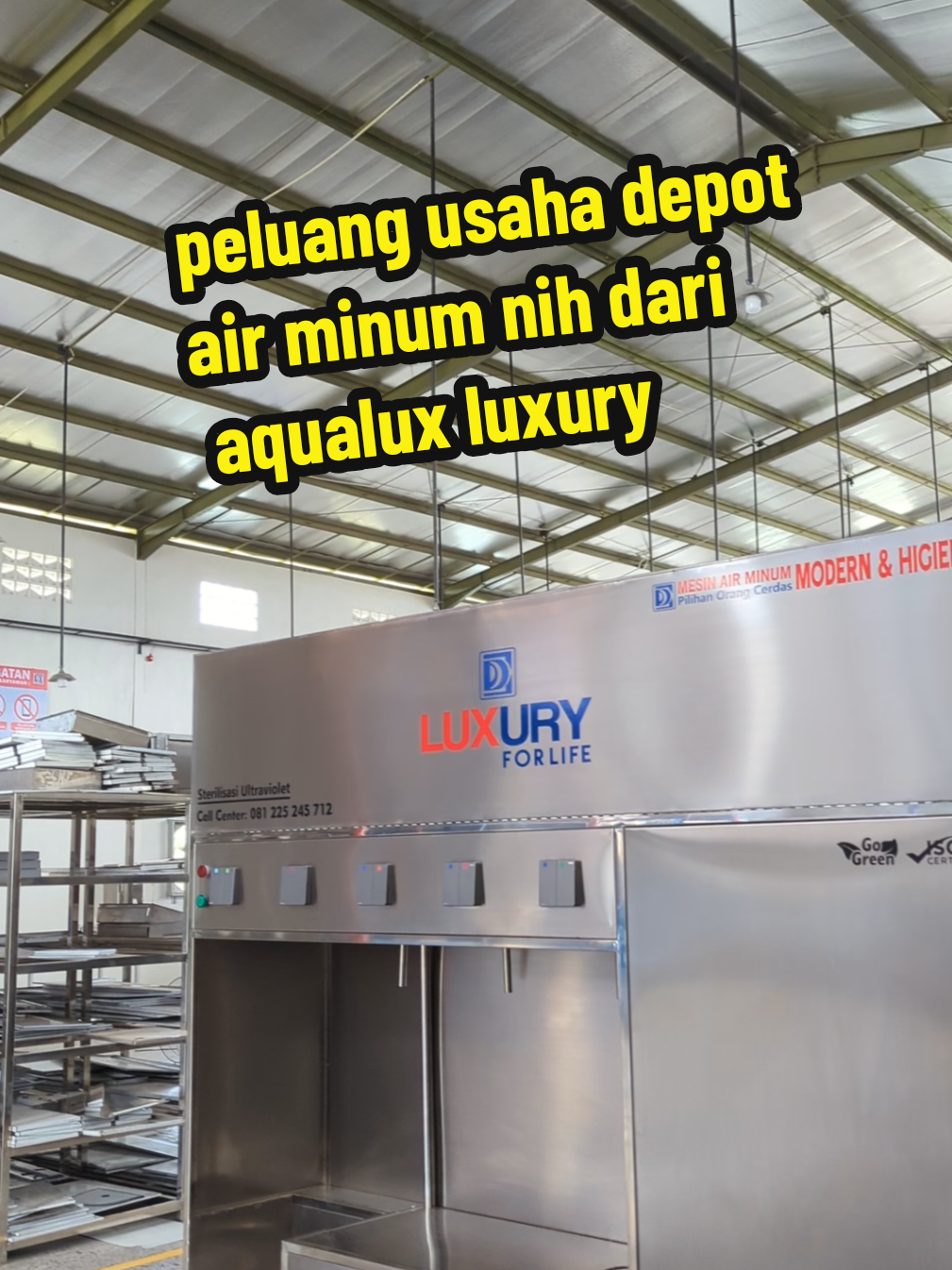 peluang usaha depot air minum di aqualux luxury #aqualuxluxury 