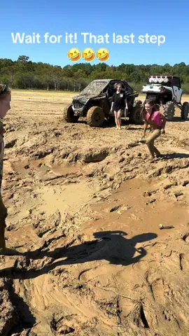 Having fun in the mud! Watch your step🤣🤣🤣#letsgetmuddy #mudding #ridin #sxs #playinginthemud #mud #MomsofTikTok #thisisGodscountry #thisisthelife 