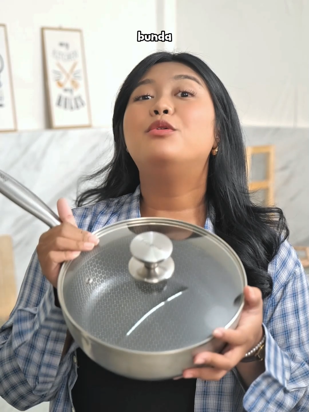 buat bunda yang mau coba masak pakai stainless steel nih 😍 #freemir #wajan #stainless #wajanstainless #wajanantilengket
